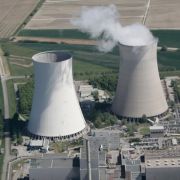 Das Kernkraftwerk Philippsburg bei Karlsruhe. Das Kernkraftwerk Philippsburg bei Karlsruhe.