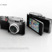 Ein Konzept der kalifornischen Black Design Association (Blackda) kombiniert das iPhone 4 mit einer Leica-Kamera. Ein Konzept der kalifornischen Black Design Association (Blackda) kombiniert das iPhone 4 mit einer Leica-Kamera.