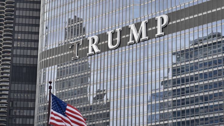Im oberen Teil des Trump Tower ist ein Feuer ausgebrochen