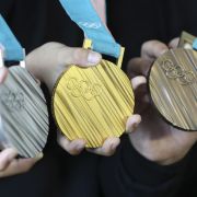 Objekte der Begierde - Die olympischen Medaillen in Pyeongchang. Objekte der Begierde - Die olympischen Medaillen in Pyeongchang.