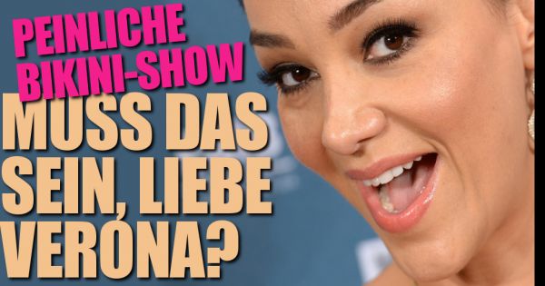 Verona Pooth Peinliche Bikini Show Auf Instagram Muss Das Sein News De