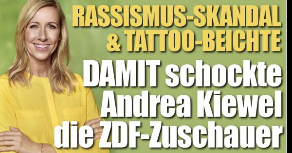 Zdf Tv Garden Scandal Of Racism And Tattoo Confession Andrea Kiewel Surprised The Viewers