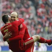 Bayerns Trümpfe: Franck Ribéry und Arjen Robben haben gegen ihre direkten Gegenspieler Vorteile. Bayerns Trümpfe: Franck Ribéry und Arjen Robben haben gegen ihre direkten Gegenspieler Vorteile.