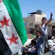 Ein Amateurvideo aus Syrien zeigt Rebellen, die sich schon über einen Sieg gegen das Assad-Regime freuen. Ein Amateurvideo aus Syrien zeigt Rebellen, die sich schon über einen Sieg gegen das Assad-Regime freuen.