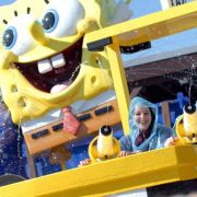 Figuren wie Spongebob Schwammkopf, Jimmy Neutron oder Dora warten im Movie Park Germany in Bottrop auf ihre jungen Fans. Figuren wie Spongebob Schwammkopf, Jimmy Neutron oder Dora warten im Movie Park Germany in Bottrop auf ihre jungen Fans.