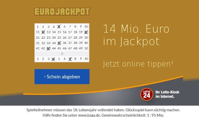 Euro Jackpotzahlen