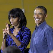 Sind für weitere vier Jahre die First Family im Weißen Haus: Barack und Michelle Obama. Sind für weitere vier Jahre die First Family im Weißen Haus: Barack und Michelle Obama.