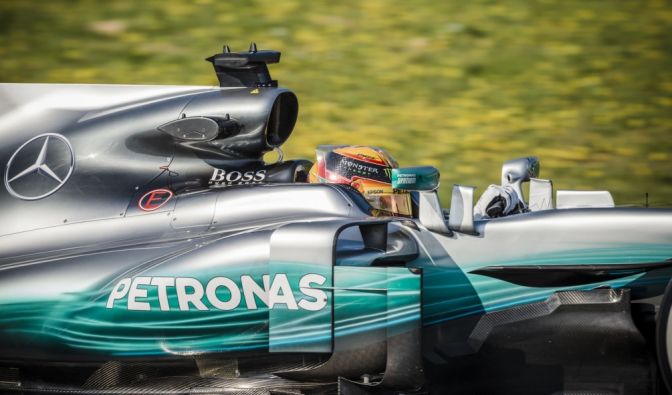 Von #KeepFightingMichael ist auf dem W08 nichts zu sehen.