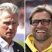 Wollen es Jupp Heynckes und Jürgen Klopp bei der Generalprobe ruhig angehen lassen? Wie soll das gehen? Wollen es Jupp Heynckes und Jürgen Klopp bei der Generalprobe ruhig angehen lassen? Wie soll das gehen?