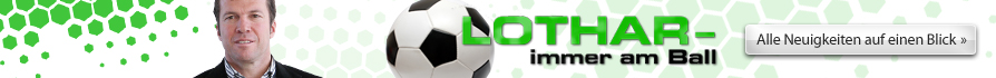 Lothar immer am Ball