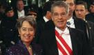 Das Staatsoberhaupt: Der Sozialdemokrat Heinz Fischer ist seit 2004 der Bundespräsident von Österreich. Im April tritt er zur Wiederwahl an. In Österreich wird der Bundespräsident direkt vom Volk gewählt, eine Amtszeit dauert sechs Jahre. Das Bild zeigt Fischer mit seiner Frau Margit beim Wiener Opernball. Foto: ap
