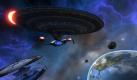 Die Design-Linie des klassischen Star Trek ist noch immer gut zu erkennen. Doch schon auf den ersten Blick zeigt sich, dass gerade bei den Schiffstypen ordentlich weiterentwickelt wurde. Foto: Namco Bandai