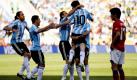 Spieler der argentinischen Nationalmannschaft feiern nach ihrem 4:1-Sieg über Südkorea im Soccer City Stadion in Johannesburg. Foto: ap