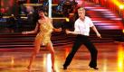 Pussycat Doll Nicole Scherzinger und Tanzpartner Derek Hough legen bei der amerikanischen Tanzshow Dancing with the Stars eine flotte Sohle aufs Parkett. Scherzinger und Hough gewannen das Finale der Sendung mit einem argentinischen Tango. Foto: ap