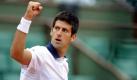 Novak Djokovic wurde bei den French Open in Paris seiner Favoritenrolle gegen den an 31 gesetzten Rumänen Hanescu gerecht. Nach 2:38 Stunden machte Djokovic schließlich den Achtelfinal-Einzug perfekt. Foto: dpa