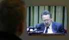 Günter Schabowskis Ankündigung der Grenzöffnung vom 9. November 1989 können sich die Besucher der Ausstellung in der Gedenkstätte Deutsche Teilung in Marienborn noch einmal ansehen und anhören. Foto: dpa