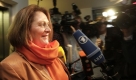 Sabine Leutheusser-Schnarrenberger, FDP:Die bayerische FDP- Landeschefin erlebt ein Comeback als Justizministerin. Schon 1992 hatte sie unter Kohl dieses Amt inne, trat aber zurück, weil sie im Gegensatz zur Partei-Linie gegen den Großen Lauschangriff war. Foto: ap