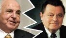 1//Alt-Bundeskanzler Helmut Kohl (CDU), aufgenommen am Freitag (08.05.09) in Stuttgart bei der Verleihung des Hanns Martin Schleyer-Preises. Mehr als ein Jahr nach einer schweren Kopfverletzung als Folge eines Sturzes tritt Kohl am Freitag erstmals wieder oeffentlich auf. Er erhaelt den Hanns Martin Schleyer-Preis 'fuer hervorragende Verdienste um die Festigung und Foerderung der Grundlagen eines freiheitlichen Gemeinwesens'.

2//Franz Josef Strauss (undatiertes Bild) waere am Mittwoch (06.09.00) 85 Jahre alt geworden. Franz Josef Strauss gehoerte zu den markantesten Persoenlichkeiten der westdeutschen Nachkriegsgeschichte, anerkannt und gefuerchtet bei Freund wie Feind. Kein anderer bayerischer Nachkriegspolitiker praegte das Bild von Bayern in Bonn wie im europaeischen Ausland staerker als der 'barocke Demokrat' aus Oberbayern. (Zu ddp-Text) Foto: CSU/ ddp *** Local Caption *** 00033195 Foto: ddp