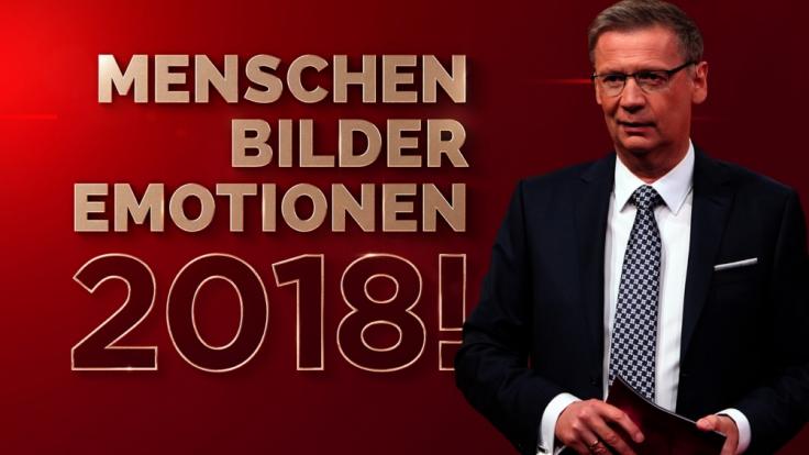Moderator Günther Jauch präsentiert den RTL-Jahresrückblick