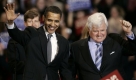 Der mächtige Senator Edward Kennedy sprach sich im Vorwahlkampf für die Präsidentschaftskandidatur von Barack Obama aus - und verschaffte ihm damit einen entscheidenden Vorteil gegenüber seiner Rivalin bei den Demokraten, Hillary Clinton. Foto: ap