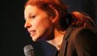 Spiel, Satz, Sieg:  Pitcherin Amelie Becker hat bei der Elevator Pitch Night gleich doppelt abgeräumt. Foto: ICC Sprachinstitut