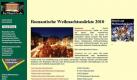Romantische Hüttendörfer oder Glühweinschlürfen auf der Burg - die Seite www.weihnachtsmarkt-deutschland.de stellt viele Weihnachtsmärkte vor. (Bild: weihnachtsmarkt-deutschland.de/dpa/tmn) Foto: dpa