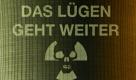 Aktivisten der Umweltschutzorganisation Greenpeace projezieren am Montag (21.03.11) den Spruch 'Das Luegen geht weiter!' auf einen Kuehlturm des Atomkraftwerkes Biblis. Das aelteste Atomkraftwerk in Deutschland war am Freitagabend (18.03.11) fuer mindestens drei Monate komplett vom Netz genommen worden. Der Betreiber RWE Power kam damit einer Anordnung der hessischen Landesregierung im Zuge des Atom-Moratoriums der Bundesregierung nach. Foto: Timur Emek/dapd Foto: dapd