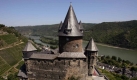 Eine Burg aus dem Hochmittelalter, direkt am Rhein, mit Blick auf die Lorelei:Burg Stahleck in Bacharach (Rheinland-Pfalz) ist gerade bei ausländischen Gästen eine der beliebtesten Jugendherbergen in Deutschland. Foto: djh Rheinland-Pfalz und Saarland