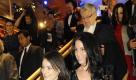 Nicolette Krebitz (l.), der ehemalige Außenminister Joschka Fischer und seine Frau, die Filmproduzentin Minu Barati-Fischer
 Foto: ddp