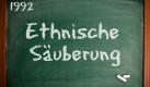 Ähnlich zynisch ist das Unwort von 1992: Als ethnische Säuberung verharmlosten die Bürgerkriegsparteien auf dem Balkan Menschenrechtsverletzungen wie Vertreibung und Massenmord. Auch deutsche Medien verwendeten den Begriff ohne Anführungszeichen oder ein distanzierendes sogenannt. Foto: news.de