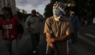 Proteste in Buenos Aires: In Argentinien demonstrieren die Menschen derzeit für eine bessere Versorgung von Arbeitslosen und Arbeitsmarktprogramme. Foto: ap