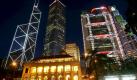 A combo photos shows two pictures (L-R) Tower of Bank of China, Cheung Kong Center, Hong Kong's Legislative Council Headquarter of HSBC and Headquarter of Standard Chartered Bank before and after turn off the light are seen during the 'One-Hour-long Lights out on the Summer Solstice' in Hong Kong, China, 21 June 2008. Hong Kong's lights of the city turn off on Saturday night, the summer solstice together with other cities in Asia to switch off lights on the very date for the causes of energy conservation, reducing air pollutants, cooling global warming and a change of consumerist lifestyle. Some 121 of the city's landmark buildings along the Victoria Harbour and outdoor billboard will turn off their lights. EPA/YM YIK +++(c) dpa - Bildfunk+++ Foto: dpa