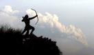 Mount Merapi spews volcanic material as a statue is silhouetted in Yogyakarta, Indonesia, Tuesday, Nov. 9, 2010. (AP Photo)



 Foto: ap