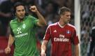 Auf Claudio Pizarro kann sich Werder verlassen: Der Peruaner traf gegen den HSV doppelt.  Foto: dapd
