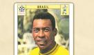 Schon zur Weltmeisterschaft 1970 in Mexiko gab es die Superstars als Panini-Bild. Besonders wertvoll war Fußballheld Pelé, der mit der brasiliansichen Nationalmannschaft zum dritten Mal den Titel holen konnte. Foto: Panini