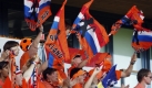 Niederlande: Auch der deutsche Nachbar konnte sich zum ersten Mal für ein großes Turnier qualifizieren. Platz drei in der Vorrunde, der für das Erreichen des Viertelfinals reichen könnte, wäre für die Oranjes ein großer Erfolg. Eine wichtige Stütze des EM-Neulings, der mit Weltranglisten-Platz 17 zu den am schlechtesten platzierten Teams gehört, ist Mittelfeldspielerin Annemieke Kiesel-Griffioen vom DFB-Pokal-Sieger und Uefa-Cup-Gewinner FCR Duisburg. Foto: dpa