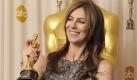 Sie war die Gewinnerin des Abends. Insgesamt sechs Oscars holte Kathryn Bigelow mit ihrem Irakkriegsdrama The Hurt Locker, darunter auch in der Kategorie Bester Film. Außerdem gewann sie als erste Frau den Regie-Oscar. Foto: dpa