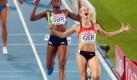 Sprinterin Claudia Hoffmann ließ sich ebenfalls ablichten. Im August 2009 erschienen die Fotos pünktlich zur Leichtathletik-WM in Berlin. Foto: dpa