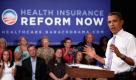 U.S. President Barack Obama (R) speaks during a town hall meeting on healthcare at the headquarters of the Democratic National Committee in Washington, DC, USA, 20 August 2009. Obama answered questions from people on his plan for healthcare reform during the town hall.
 Foto: dpa