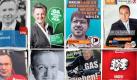 Verschiedene Wahlplakate pflastern zur Zeit die freien Flächen von Berlin. Foto: dpa