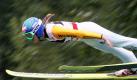 Skispringerin Katharina Althaus gewann die Silbermedaille. Foto: Grzegorz Momot Foto: dpa