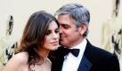 George Clooney nimmt Trennungsgerüchte mit Humor. Berichte, dass zwischen ihm und der Italienerin Elisabetta Canalis alles aus sei, seien mal wieder erfunden, teilte der 48-Jährige laut US-Medienberichten mit. Foto: dpa, ddp
