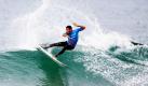 Jeremy Flores aus Frankreich reitet beim Rip Curl Pro Bells Beach Surfwettbewerb im australischen Torquay auf seiner perfekten Welle. Foto: ap