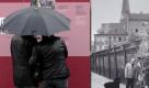 Besucher betrachten die Ausstellung der erweiterten Gedenkstätte Berliner Mauer in der Bernauer Strasse in Berlin (Prenzlauer Berg). Die Erweiterung der Mauergedenkstätte soll in der kommenden Woche (17.-23.05.10) offiziell eröffnet werden.
 Foto: ddp