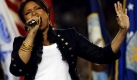 Jennifer Hudson hat die Nationalhymne gesungen. Foto: dpa