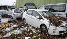 «Roke», der 15. Taifun der Saison, hat die japanische Hauptinsel Honshu mit heftigen Regenfällen und Sturmböen überzogen. Foto: dpa