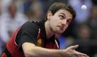 Tischtennis-Star Timo Boll präsentiert sich nach einer vierwöchigen Verletzungspause auf Anhieb wieder in WM-Form. Knapp drei Monate vor den Welttitelkämpfen in Rotterdam erreichte der Düsseldorfer bei dem gut besetzten Katar Open mit nur einem Satzverlust in vier Matches das Halbfinale. Der Rekord-Europameister Boll besiegte nach dem Südkoreaner Kim Jung Hoon (4:0) auch dessen Landsmann Ryu Seung Min klar mit 4:1. Foto: dpa