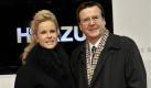 Katja Burkhard, Hauptmoderation des RTL-Magazins Punkt 12, ist mit dem Medienmanager Hans Mahr liiert. Dieser war viele Jahre Chefredakteur von RTL in Köln sowie stellvertretender Geschäftsführer der RTL Group Deutschland. Mittlerweile managt er den osteuropäischen Markt und die Sportredaktion des Senders. Foto: ap