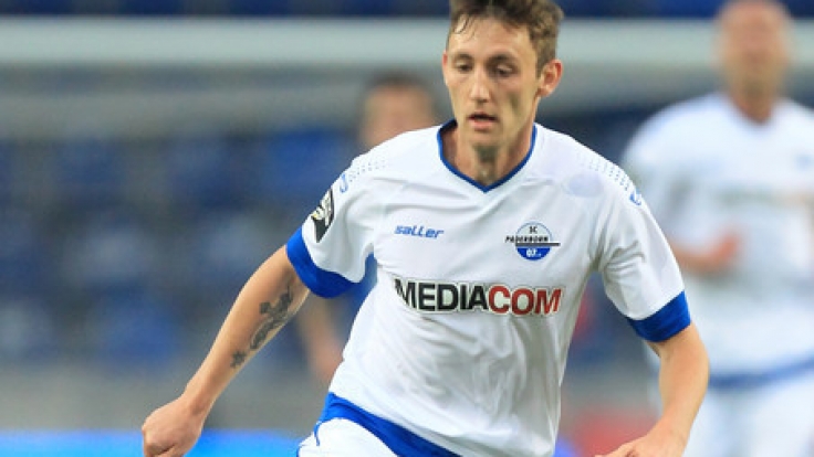 Paderborns Christian Bickel muss mit seinem Verein am Freitag gegen Meppen antreten.