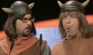 **SPERRFRIST FUER DIE BEKANNTGABE DER GEWINNER: Samstag, 24. Oktober 2009 00.00 Uhr.** Comedian Michael Mittermeier, rechts, und Rick Kavanian halten am Dienstag, 20. Oktober 2009, bei der Fernsehaufzeichnung des Deutschen Comedy Preises 2009 in Koeln, Nordrhein-Westfalen, eine Laudatio.
 Foto: ap